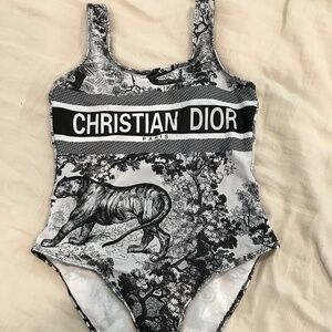 Christian Dior one piece bathing suit, pre owned